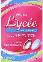 Увлажняющие капли для глаз при ношении контактных линз Lycee Contact, Rohto
